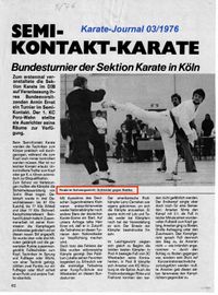 Karate-Journal März 1976